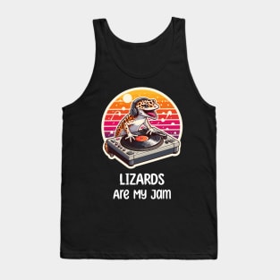 Lizard DJ Music Tank Top